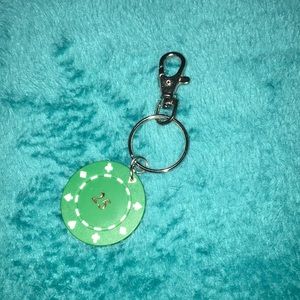 Poker chip key chain